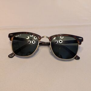 Ray-Ban Tortoise and Gold Clubmaster Glasses